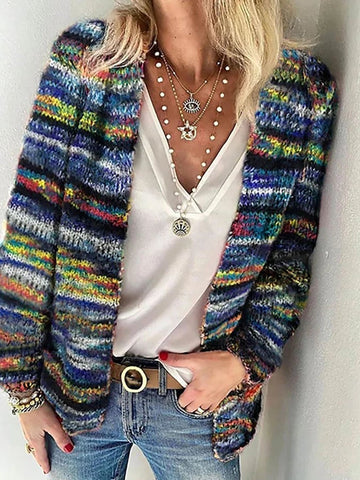 Juliette™ - Cardigan in Lana Multicolor Chic