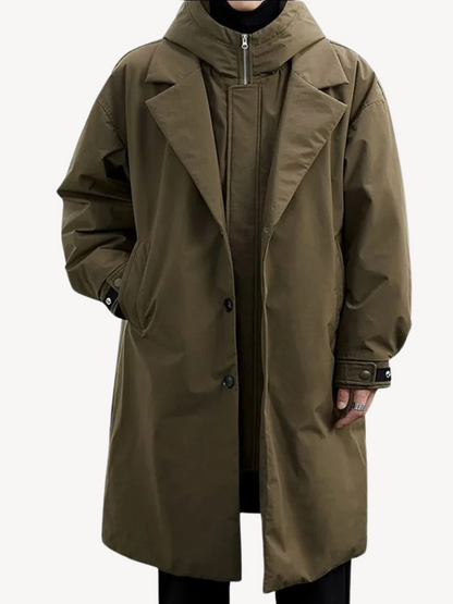 Marcus™ | Trench con cappuccio elegante e versatile