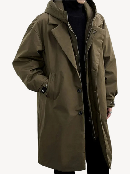 Marcus™ | Trench con cappuccio elegante e versatile