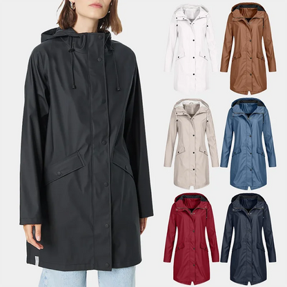 Monica™ Trench con cappuccio