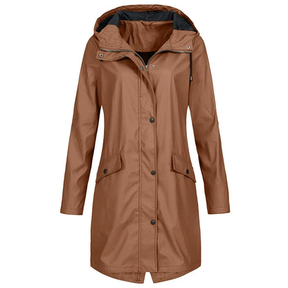 Monica™ Trench con cappuccio